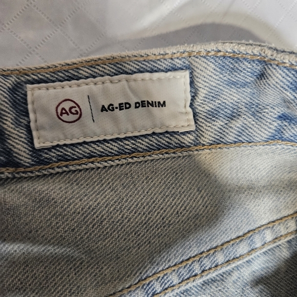 Ag Adriano Goldschmied High Rise Straight Leg Vintage Crop Alexxis SZ 32 - Picture 5 of 8